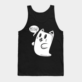 Cat Ghost Tank Top